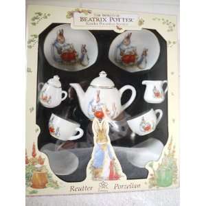  Beatrix Potter 11 pc. Childs Tea Set by Reutter Porzellan 