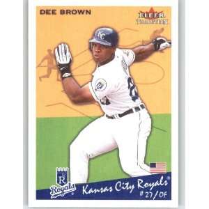  2002 Fleer Tradition #391 Dee Brown   Kansas City Royals 