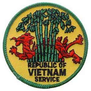  Vietnam Republic Service Patch Yellow & Green 3 Patio 
