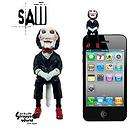 Jigsaw SAW Doll Cellphone Accessories Puppet Dock Cover Dust Cap 