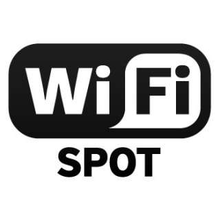 Wireless Decal Sticker wifi Spot Sign vinyl X2WRS  