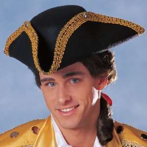 Lets Party By Forum Novelties Inc Deluxe Colonial Tricorn Hat / Black 