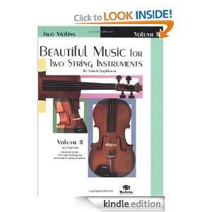   Violins 0 (Two Violins) Samuel Applebaum  Kindle Store