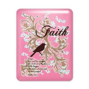 iPad Case Hot Pink Faith Dove   Christian Cross Dove 
