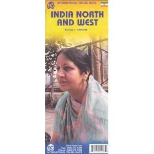  1. India North and West Travel Reference Map, 11,900,000 