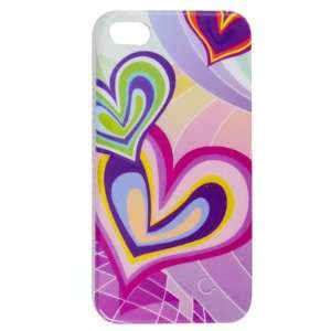  Gino IMD Colorful Heart Vector Pattern Plastic Back Case 