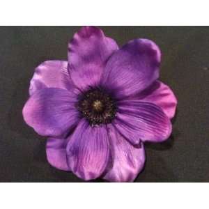  Tanday (Purple) Natural Looking Anemone Hair Clip 