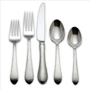   1396980200 Hammered Antique 5 Piece Place Setting