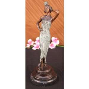  Original Clara Fashion Maven Bronze Sculpture Statue on 