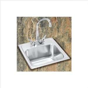   Self Rimming Stainless Steel Bar Sink Configuration Single Hole Home