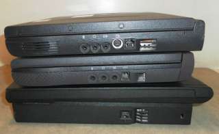 Lot of 3 Dell Laptops Various P/N  