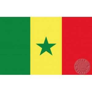  Senegal 2 x 3 Nylon Flag Patio, Lawn & Garden