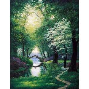   White   Beside Still Waters Artists Proof Canvas