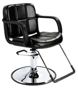 HQ Hydraulic Styling Salon Barber Chair Black Equipment  