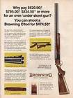 1977 Browning Citori Shotgun Vintage Gun Print Ad