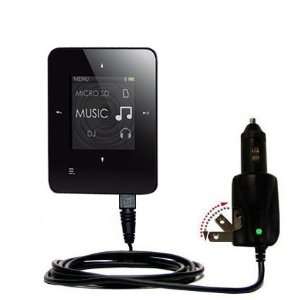  Car and Home 2 in 1 Combo Charger for the Creative ZEN 