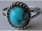 vintage southwest navajo turquoise silver ladies ring buy it now