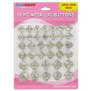     Buttons Metallic 36 Pc Case Pack 288 by DDI Arts, Crafts & Sewing