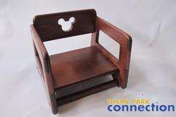 Disney Parks Restaurant Mickey Mouse Wood Childs Baby Booster Seat 