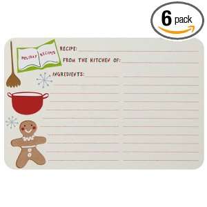   Kitchen Recipe Cards   40 Cards (Pack of 6): Health & Personal Care