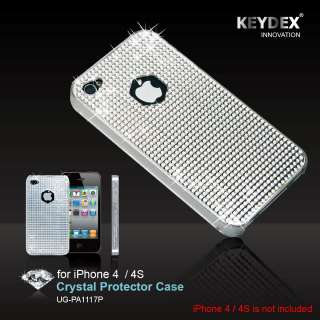 KEYDEX Crystal Diamond STYLE Back Case cover Skin for iPhone 4 / 4S 