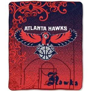  Atlanta Hawks NBA Micro Raschel Throw (50x60): Sports 