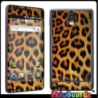 Yellow Cheetah Vinyl Case Decal Skin To Cover Your Samsung Infuse 4G 