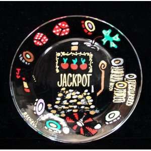  Casino Magic Slots Design   Hand Painted   Platter/Serving 