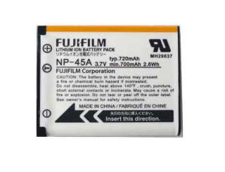 Genuine Original Fujifilm NP 45A Battery Pack For Z10fd XP11  