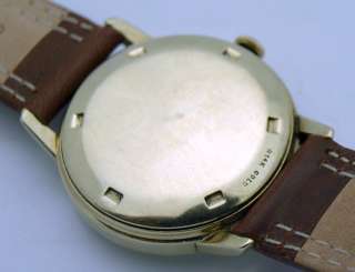 Vintage 14K GOLD MOVADO KINGMATIC HS288   HS 288   Mens Wristwatch 