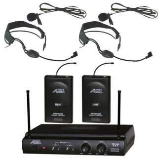 6032UF UHF 2 Ch. Headset & Lavalier Wireless Microphone  