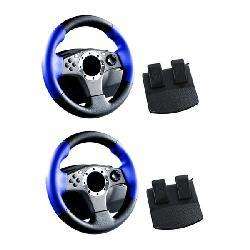 in 1 Racing Wheel for Playstation 2   2 Pack  Overstock