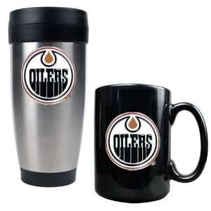  Edmonton Oilers NHL Stainless Steel Travel Tumbler & Black 