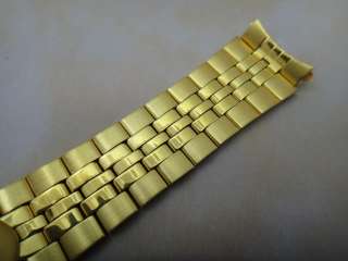 Seiko Golden Stainless Steel Mens Watch Bracelet 18mm NEW
