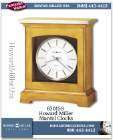 630250 Howard Miller Chiming carriage Mantel Clock dual chime in Black 