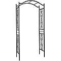 Constaine Wrought Iron Garden Arbor with Gate  