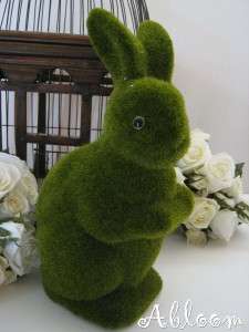 RABBIT~ Artificial Moss covered Rabbit Decoration ~  
