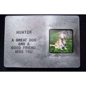    ppe ht memst lg   H5Large Personalized Memory Stone: Pet Supplies