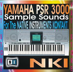 YAMAHA PSR 3000 Psr 3000 Samples Sounds NI KONTAKT NKI included ALL 