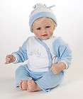 BABY LOVE BLUE Boy Adora Vinyl Blonde Doll in Jersey Knit Play Set NEW 