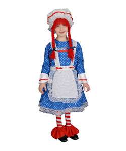 Deluxe Rag Doll Childrens Costume Set  