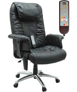 Leather Executive Office Massage Chair  