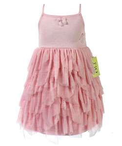 JoJo Designs Pink Layered Infant Girls Party Dress  Overstock