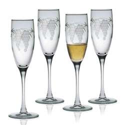 Susquehanna Glass Sonoma Champagne Flutes (Set of 4)  Overstock