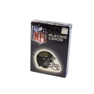   Jaguars NFL Helmet Logoed Playing Cards: Sports & Outdoors