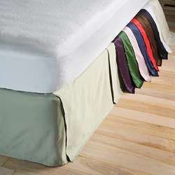Egyptian Cotton 300 Thread Count Solid Bedskirt  Overstock
