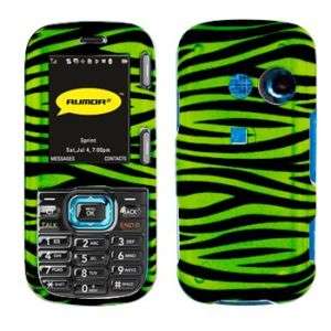 Green Zebra Hard Case Snap on Cover for LG Cosmos VN250  