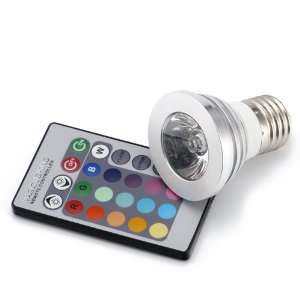 HDE Remote Controlled 16 Color LED Spotlight Bulb:  Home 