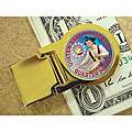 Colorized Washington Bicentennial Quarter Money Clip