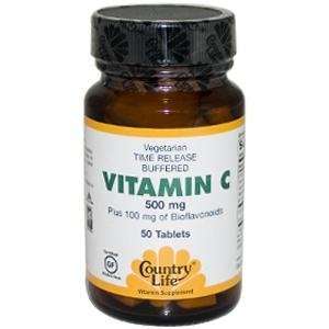  Buffered Vitamin C Time Release 500mg 50 Tablets Health 